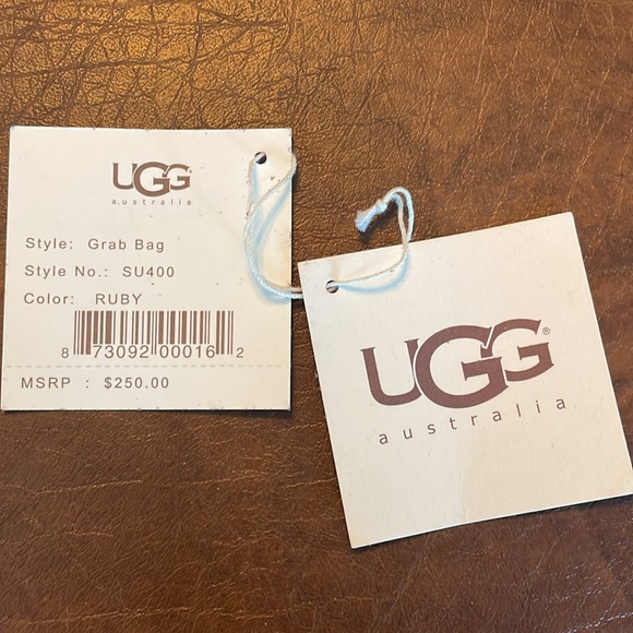 UGG handbag Grab Bag suede and sheepskin Like New - Picture 12 of 16